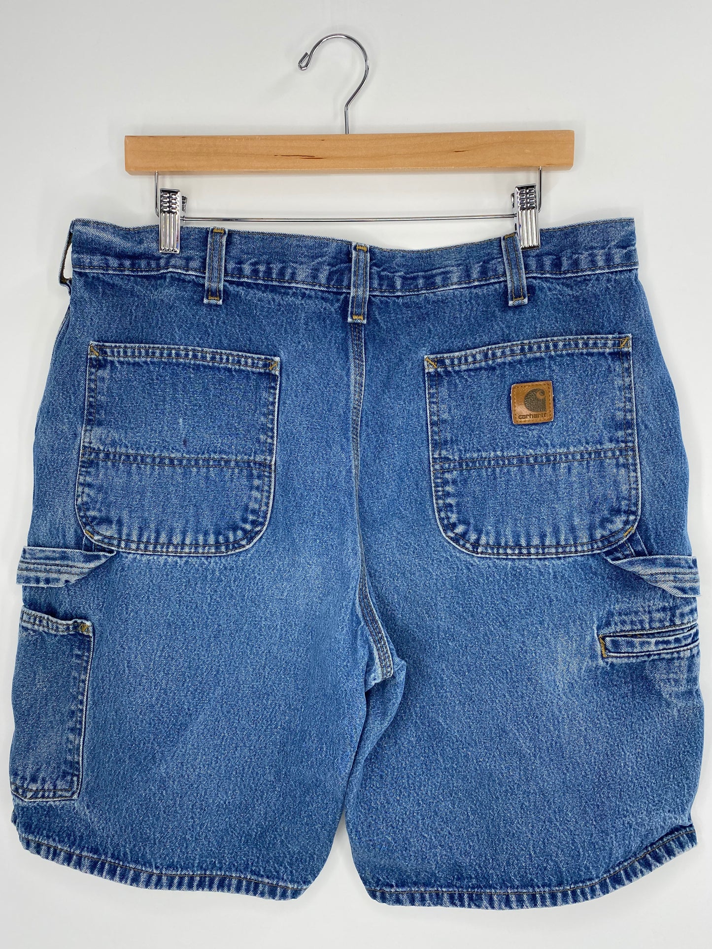 Vintage CARHARTT Size W35xL9.5 Duck Shorts / A1091