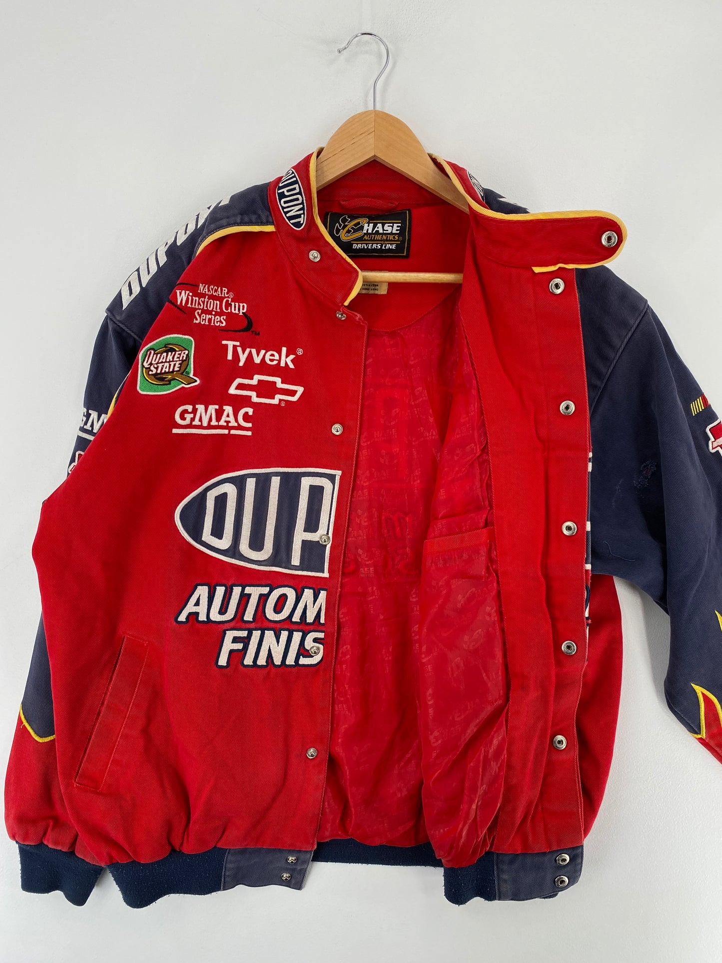 .Vintage NASCAR x DUPONT Size L Racing Jacket / E5391J