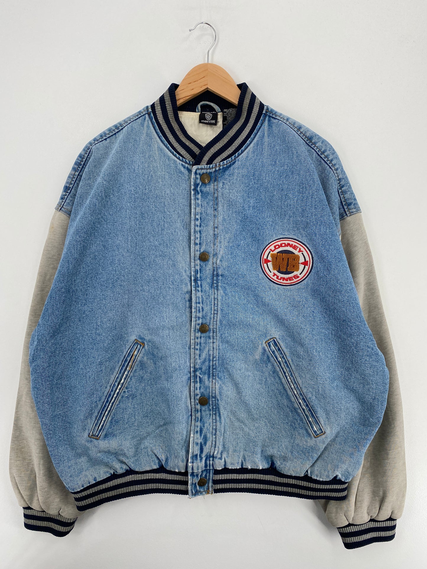 Vintage LOONEY TUNES Size XL Vintage Denim Jacket / A5879