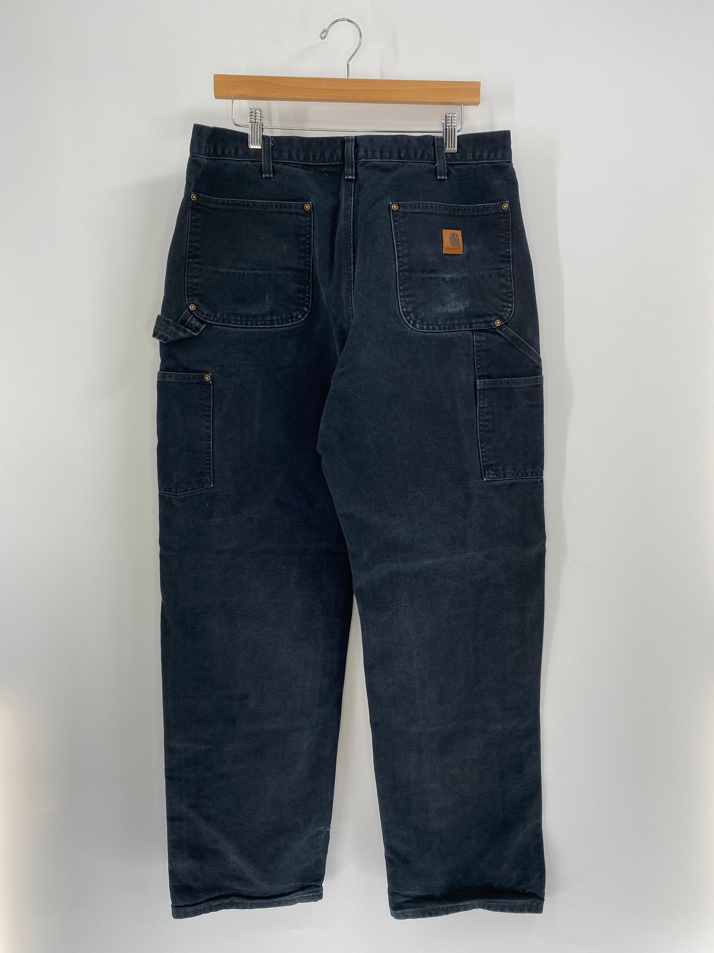 Vintage CARHARTT Size W34 x L31 Double Knee Duck Pants / A8113