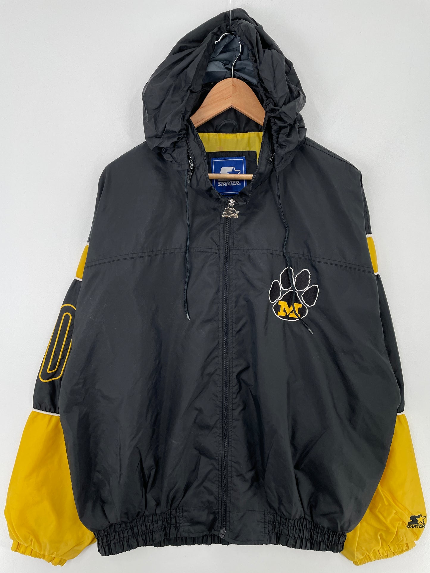 90’s STARTER x MISSOURI Size XL Vintage College Nylon Jacket / A9812