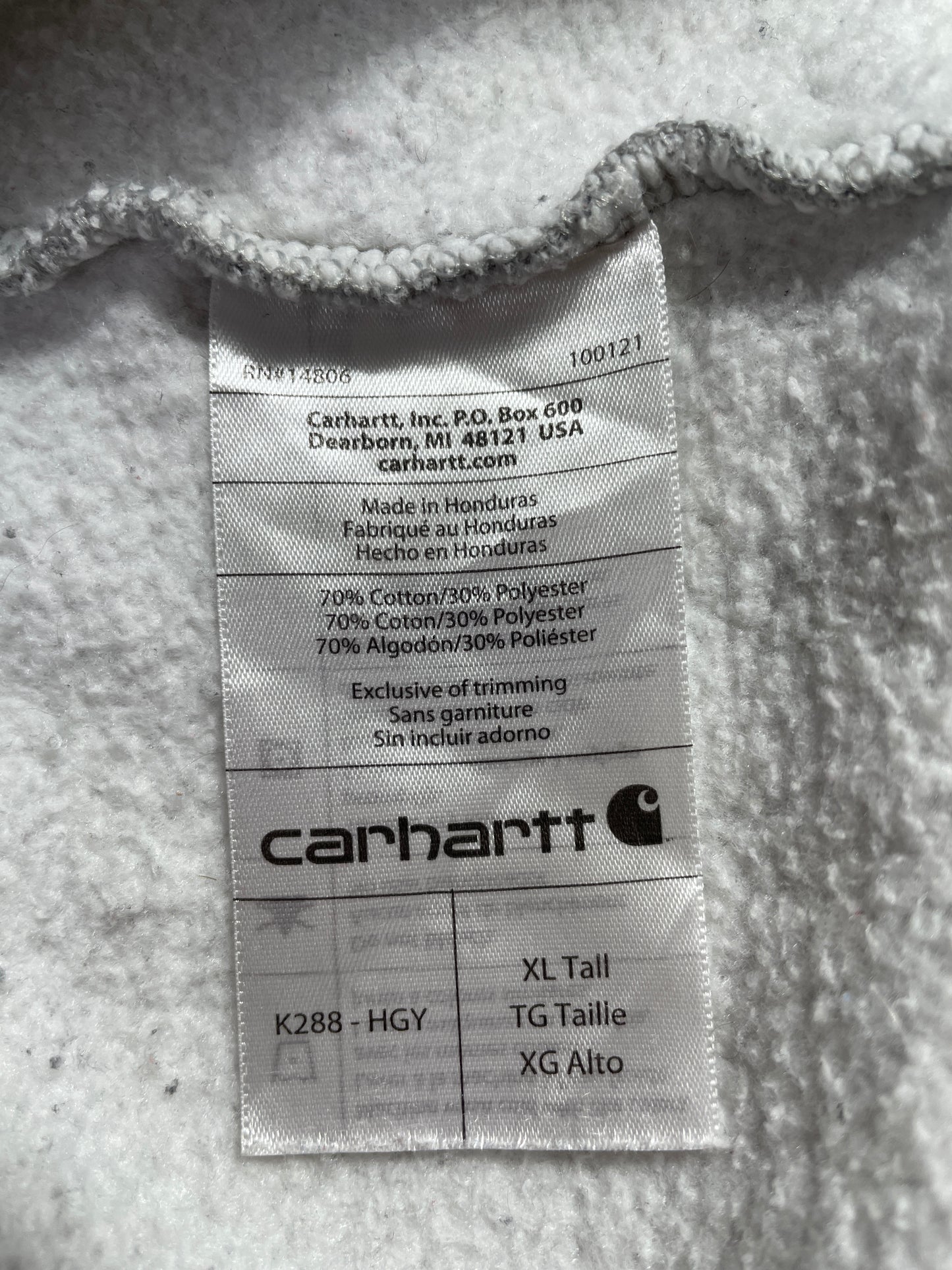 Vintage CARHARTT Size XL Hoodie Sweat-Shirt / E4362S
