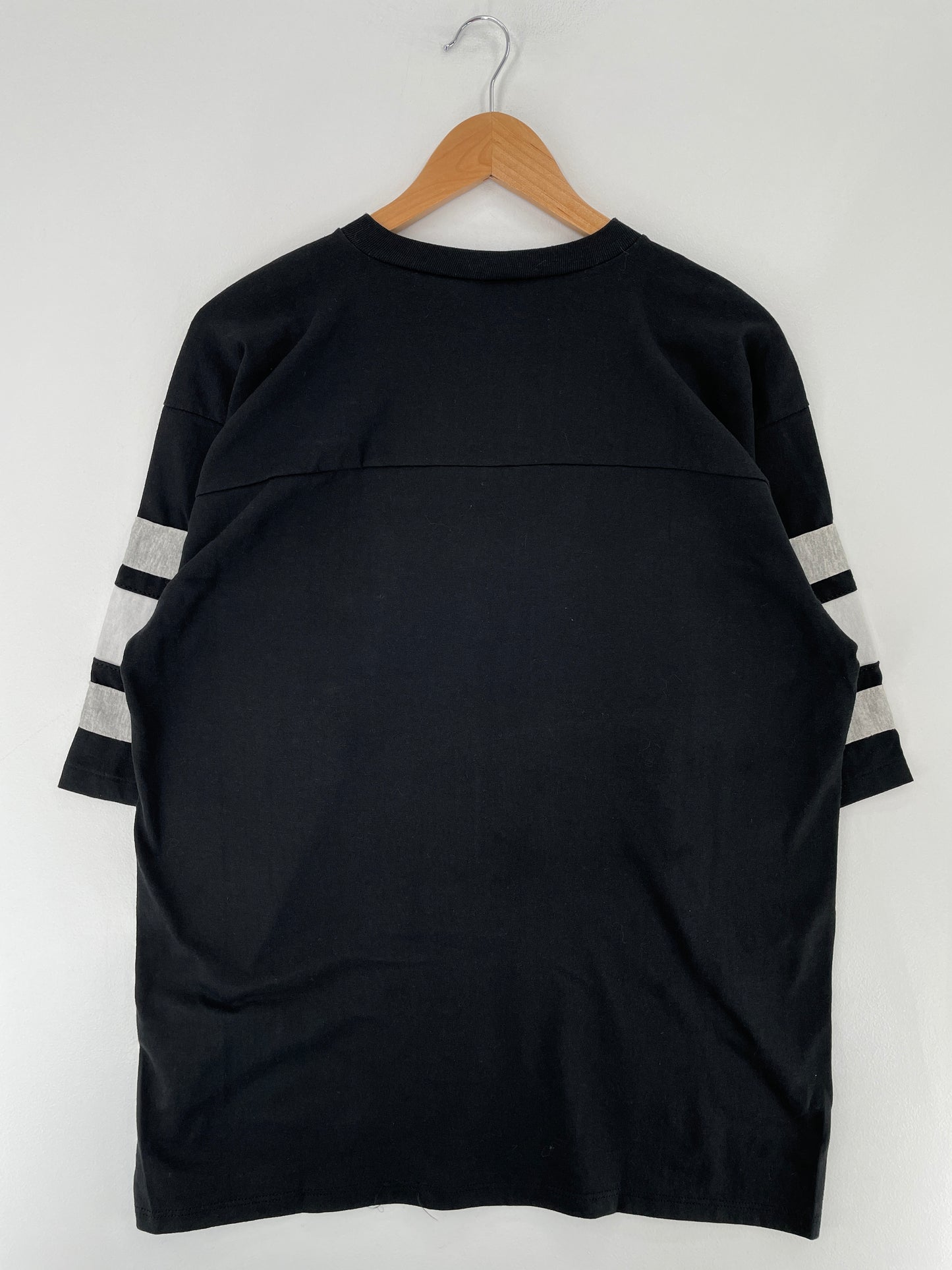 1990 RAIDERS Made in USA Size XL Vintage NFL T-shirt / E6621T