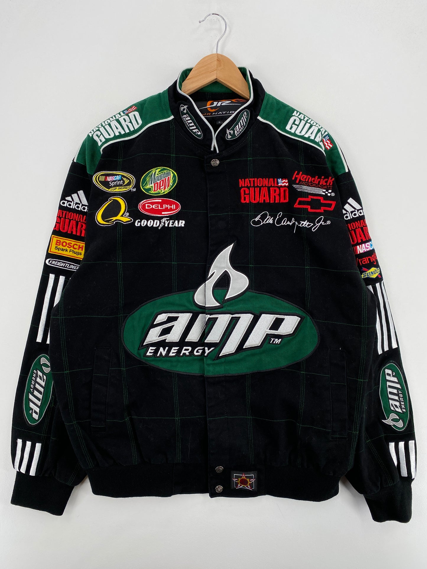 Vintage DALE EARNHARDT JR Size L Racing Jacket / A6406