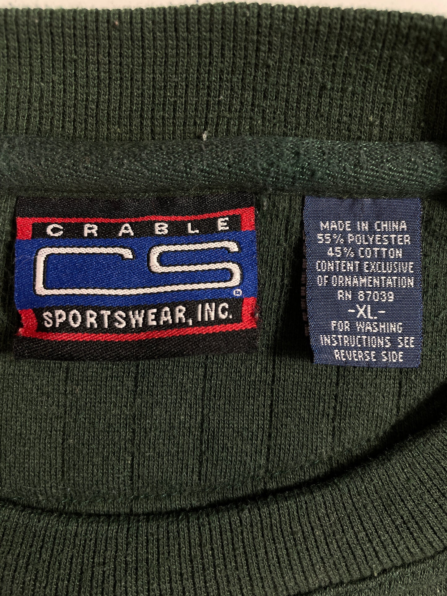 90’s NOTRE DAME Size XL Vintage College Sweat Shirt / E5105S