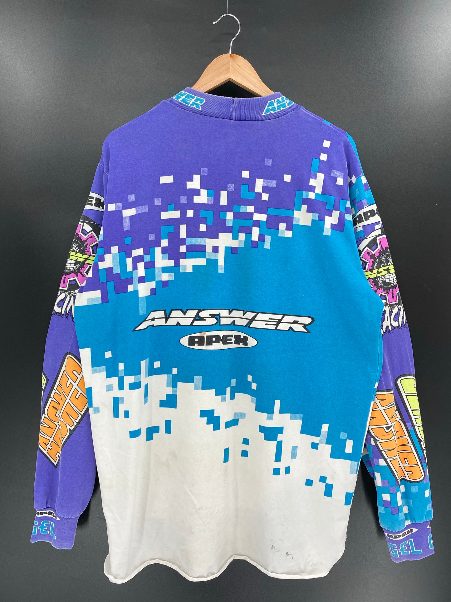 Vintage ANSWER Racing Size XL Long Sleeve T-Shirts / K4348