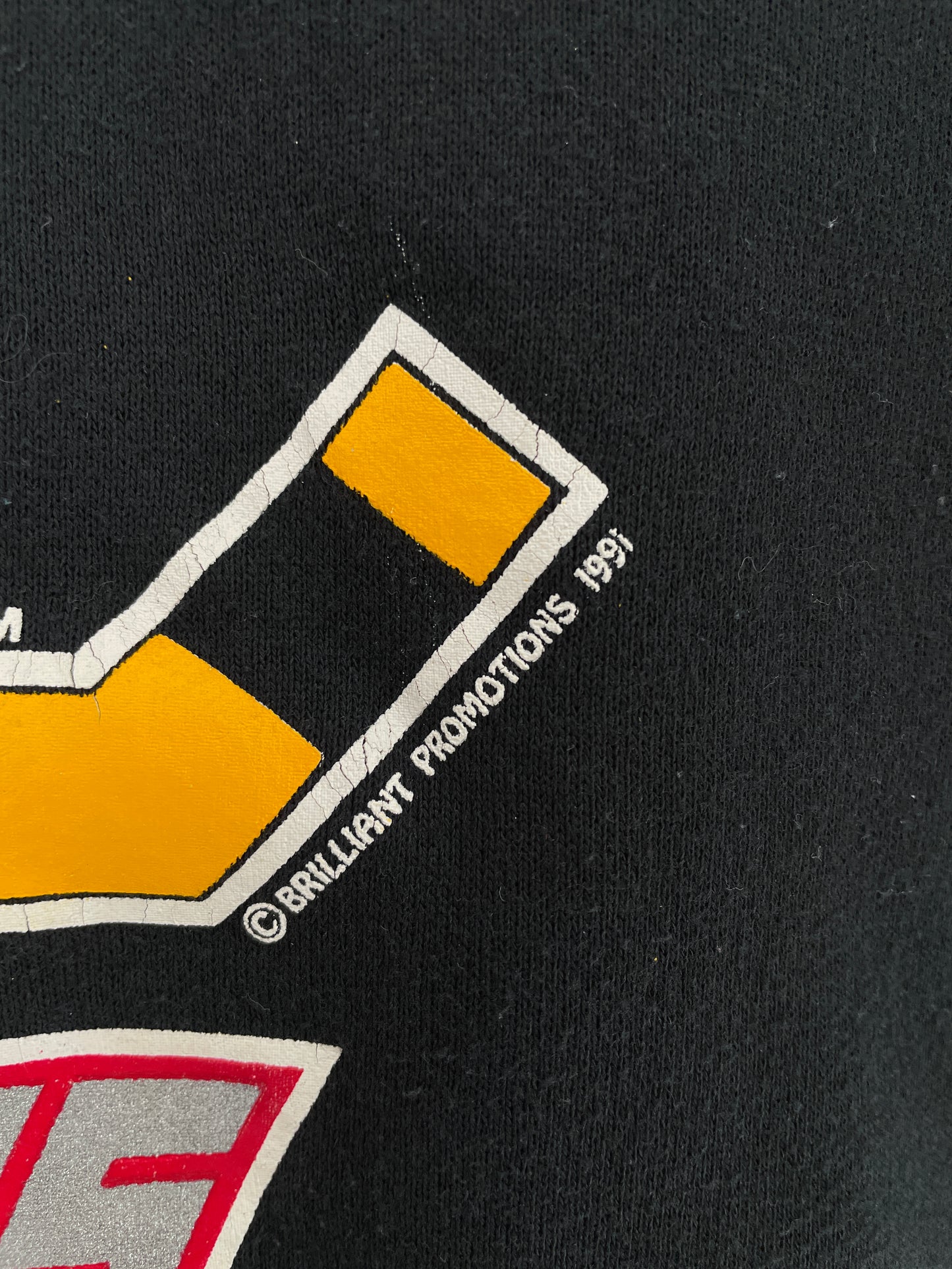 1991 CINCINNATI CYCLONES Size L Vintage NHL Sweat-shirt / E3111S