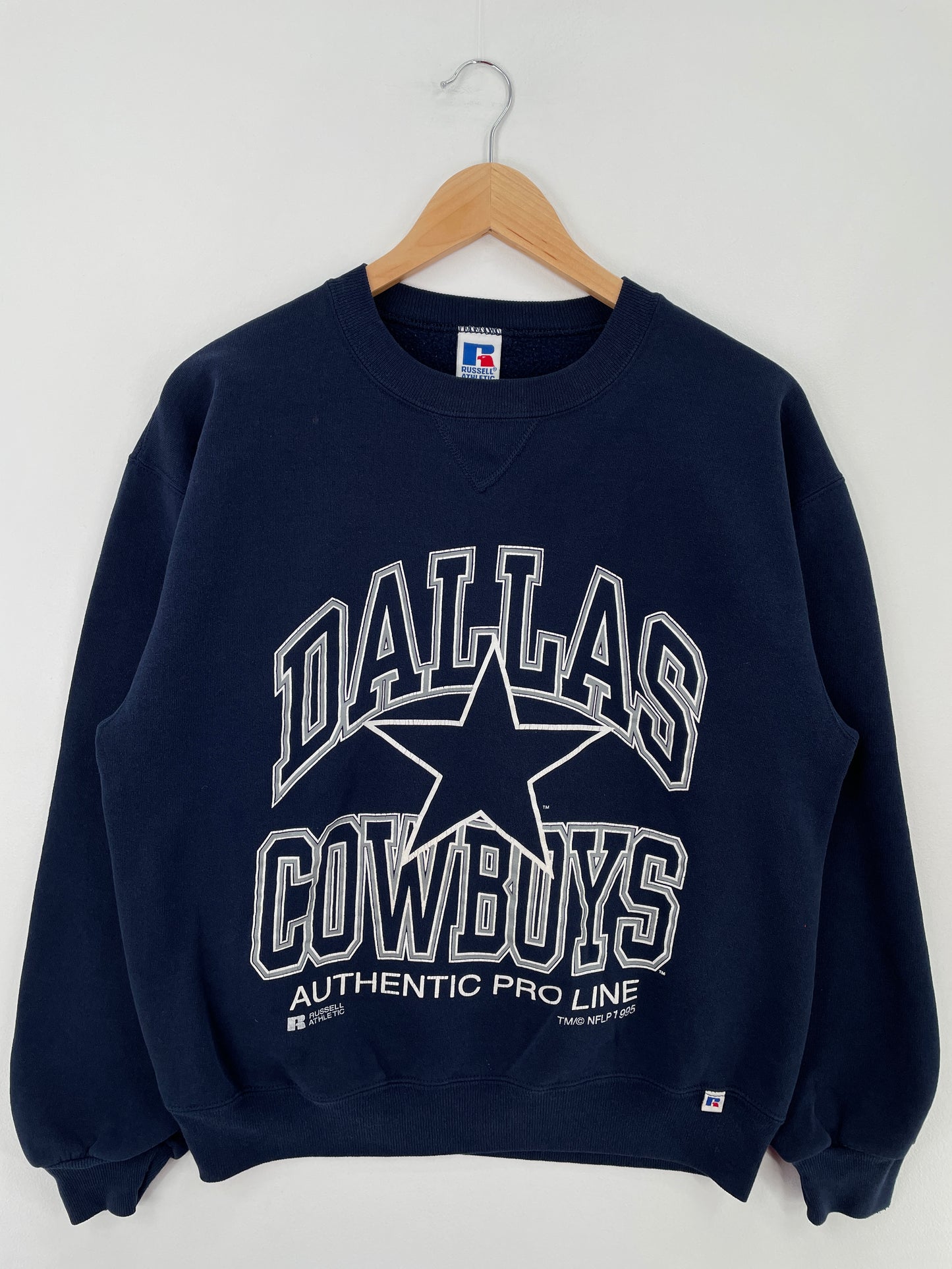 1995 RUSSELL x DALLAS COWBOYS Made in USA Size M Vintage NFL Sweat-Shirt / E1269S