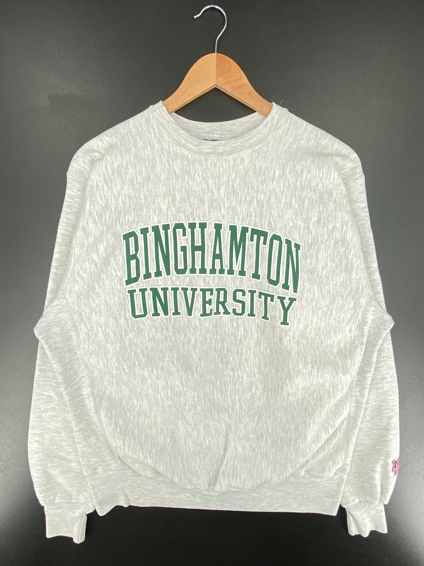 90’s BINGHAMTON Made in USA Size L Vintage College Sweat-shirt / E5587S