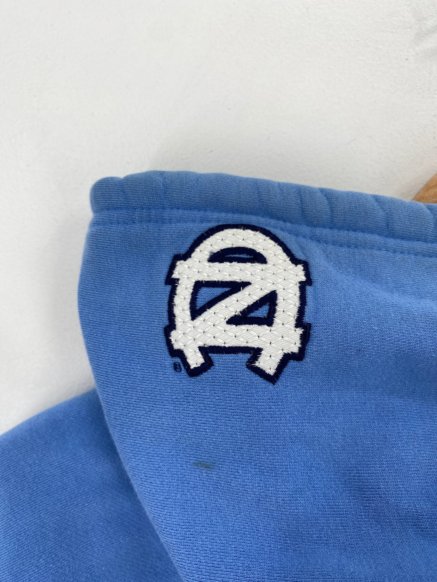 00' Jordan UNIVERSITY OF NORTH CAROLINA Size L Vintage College Hoodie Sweat-Shirts / A5349