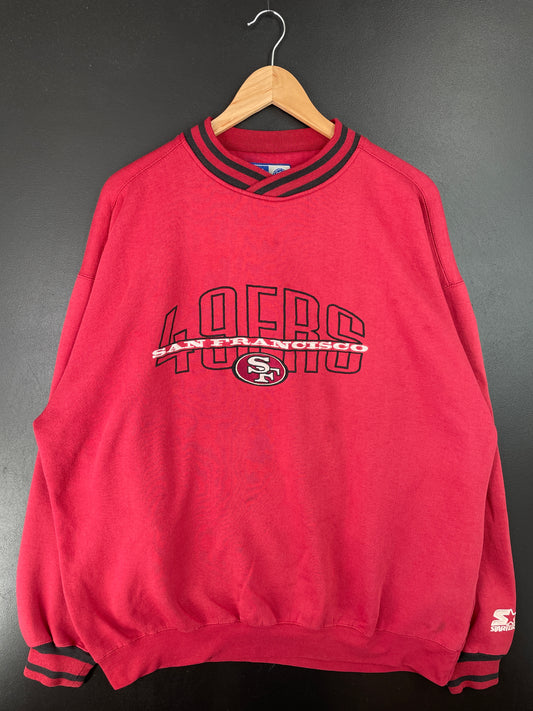 90’s STARTER x SAN FRANCISCO 49ERS Size XXL NFL Sweat-Shirt / A7821