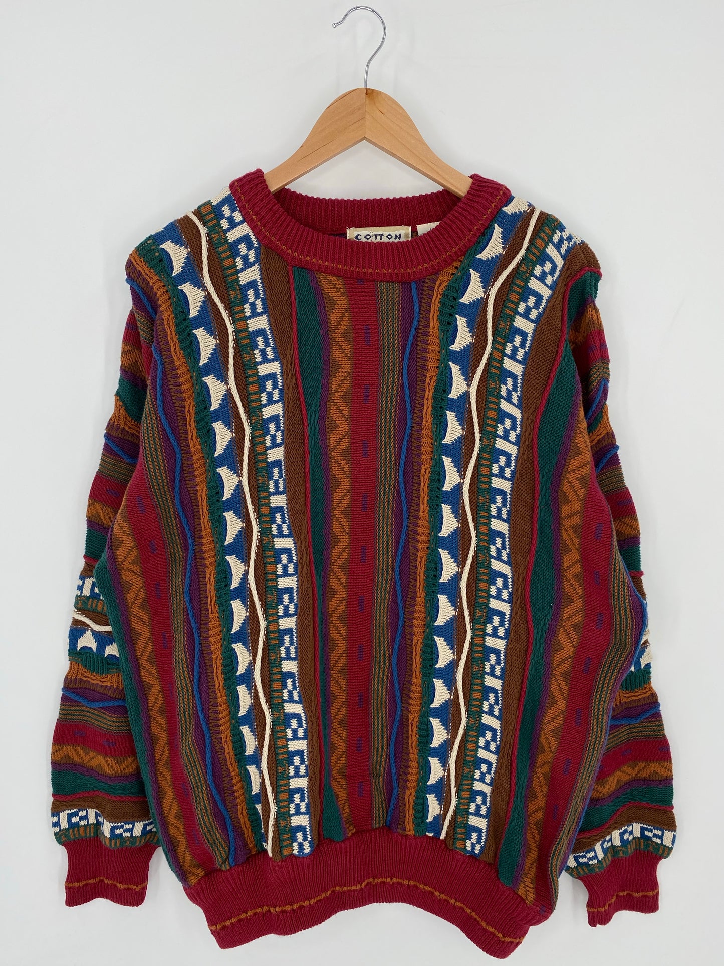 Vintage 3D COOGI- Style Size L Knit Sweater / K6227