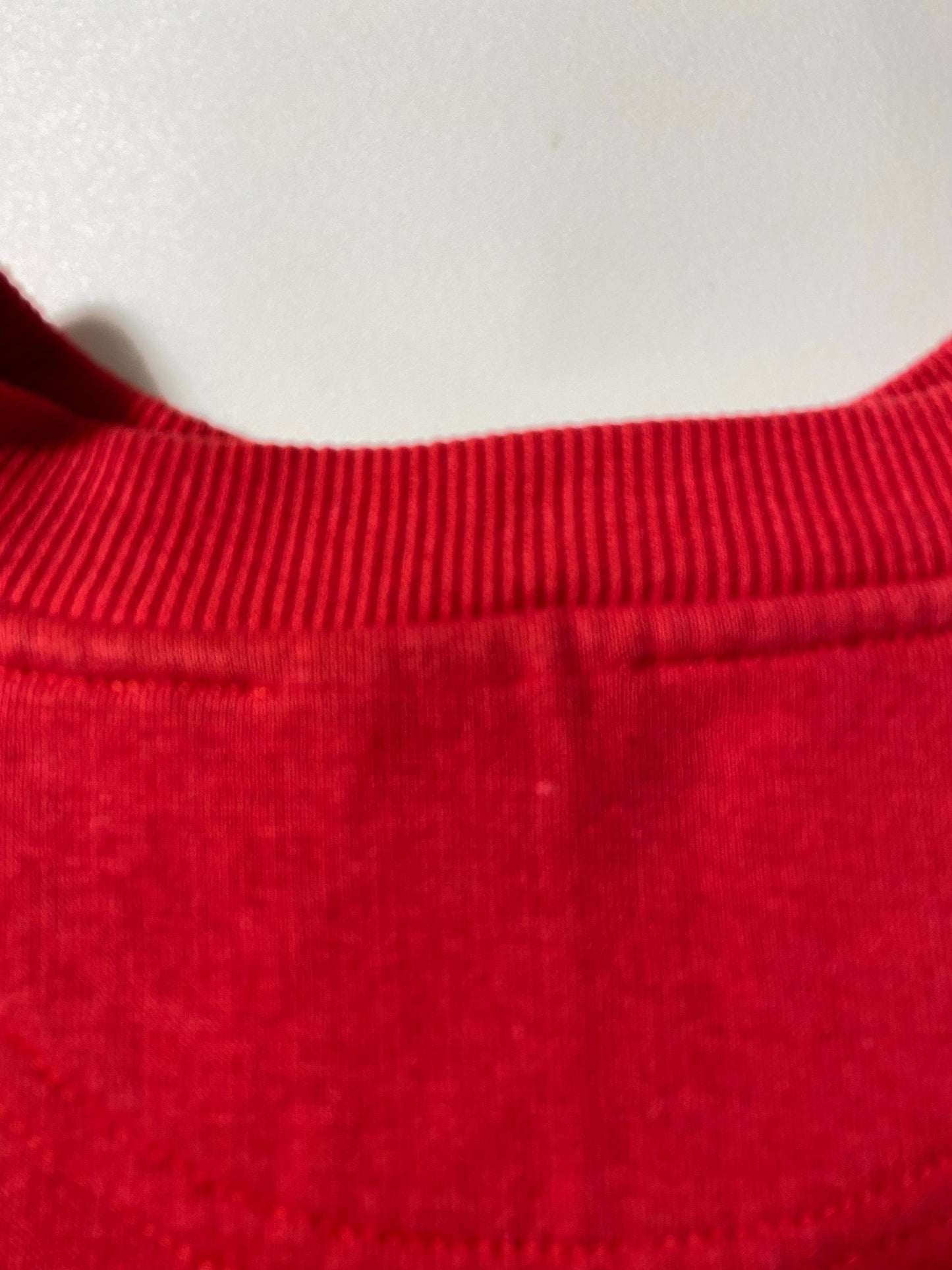 90’s WISCONSIN Size No Tag (Approx.L) Vintage College Sweat-shirt / K6394