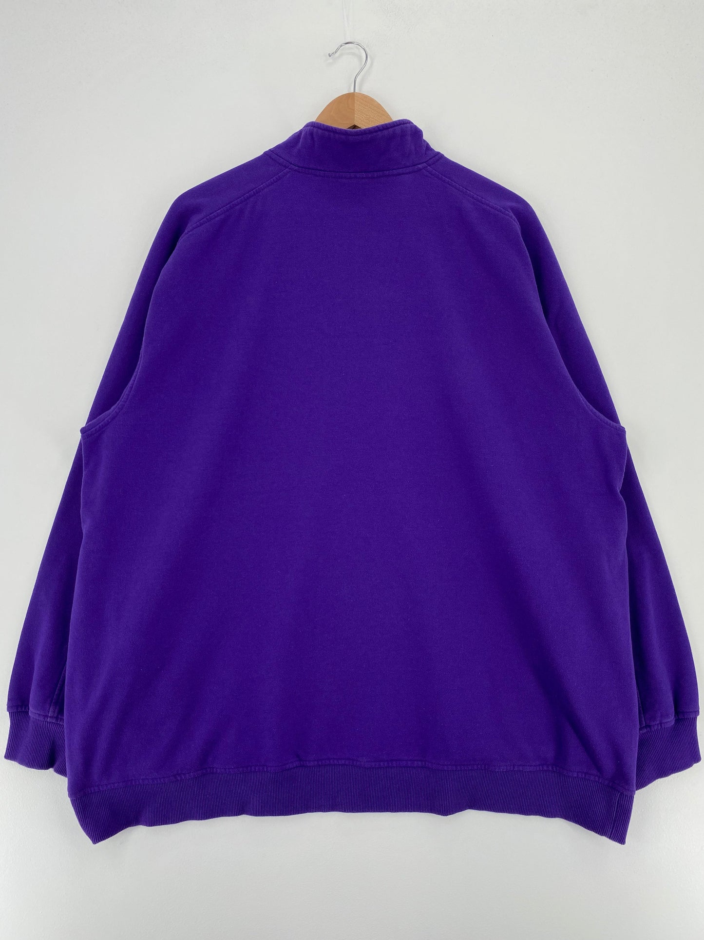 00' NIKE x LSU Size XXL Vintage College Half-Zip Sweat-Shirt / E3645S