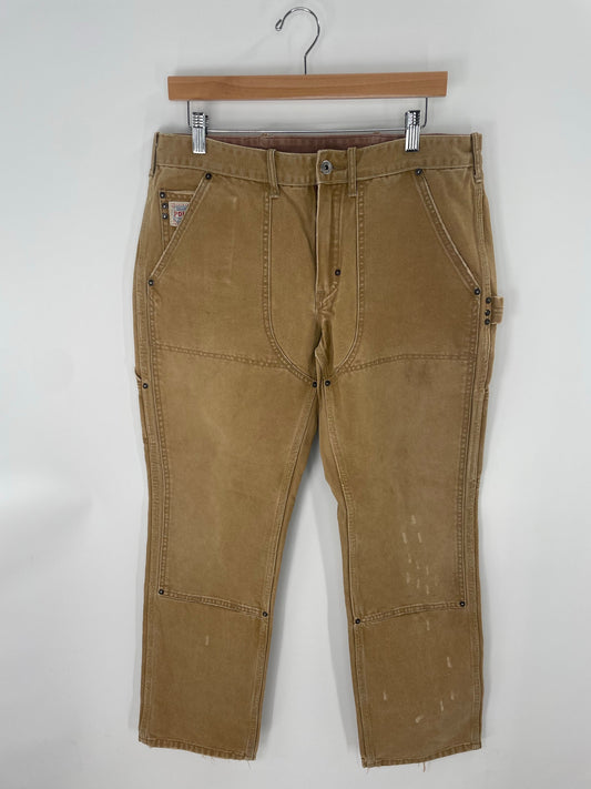 .90’s POLO RALPH LAUREN Size W34xL30 Double Knee Duck Pants / A9095