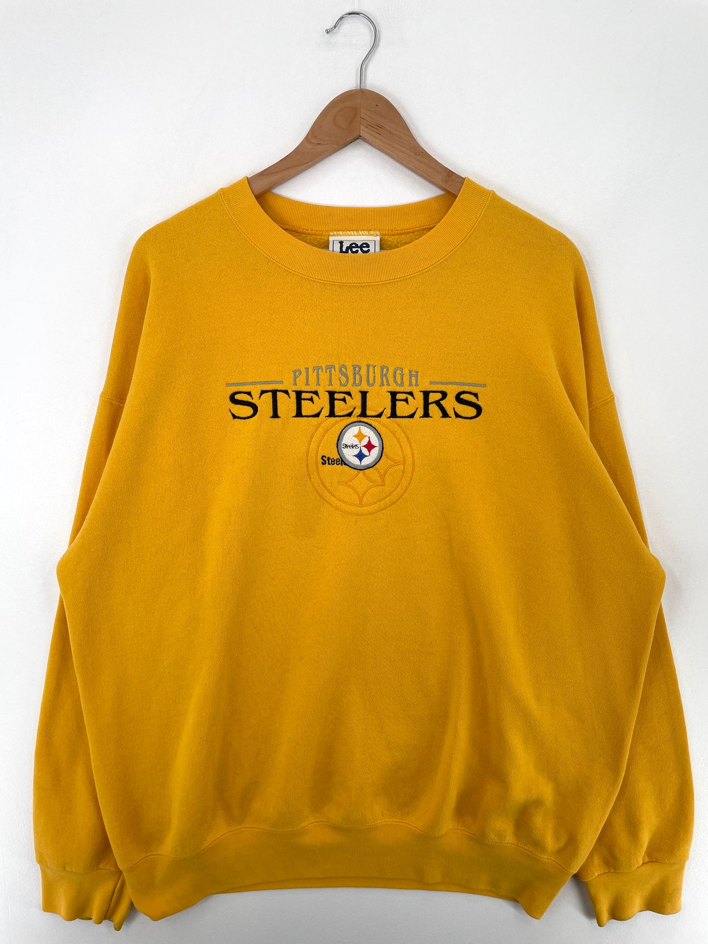 90’s PITTSBURGH STEELERS Made in USA Size XL Vintage NFL Sweat-shirt / A9850