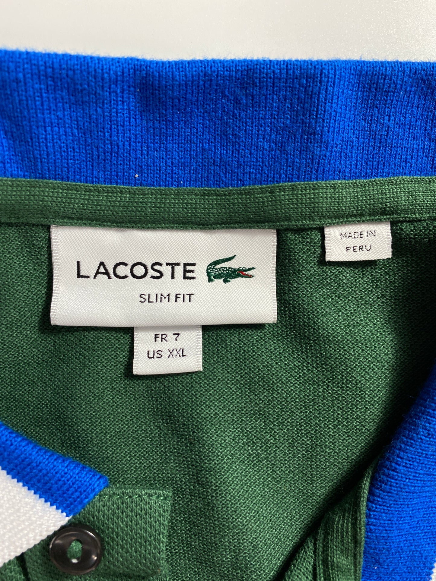 00' LACOSTE Size XXL Vintage Polo Shirt / A4358