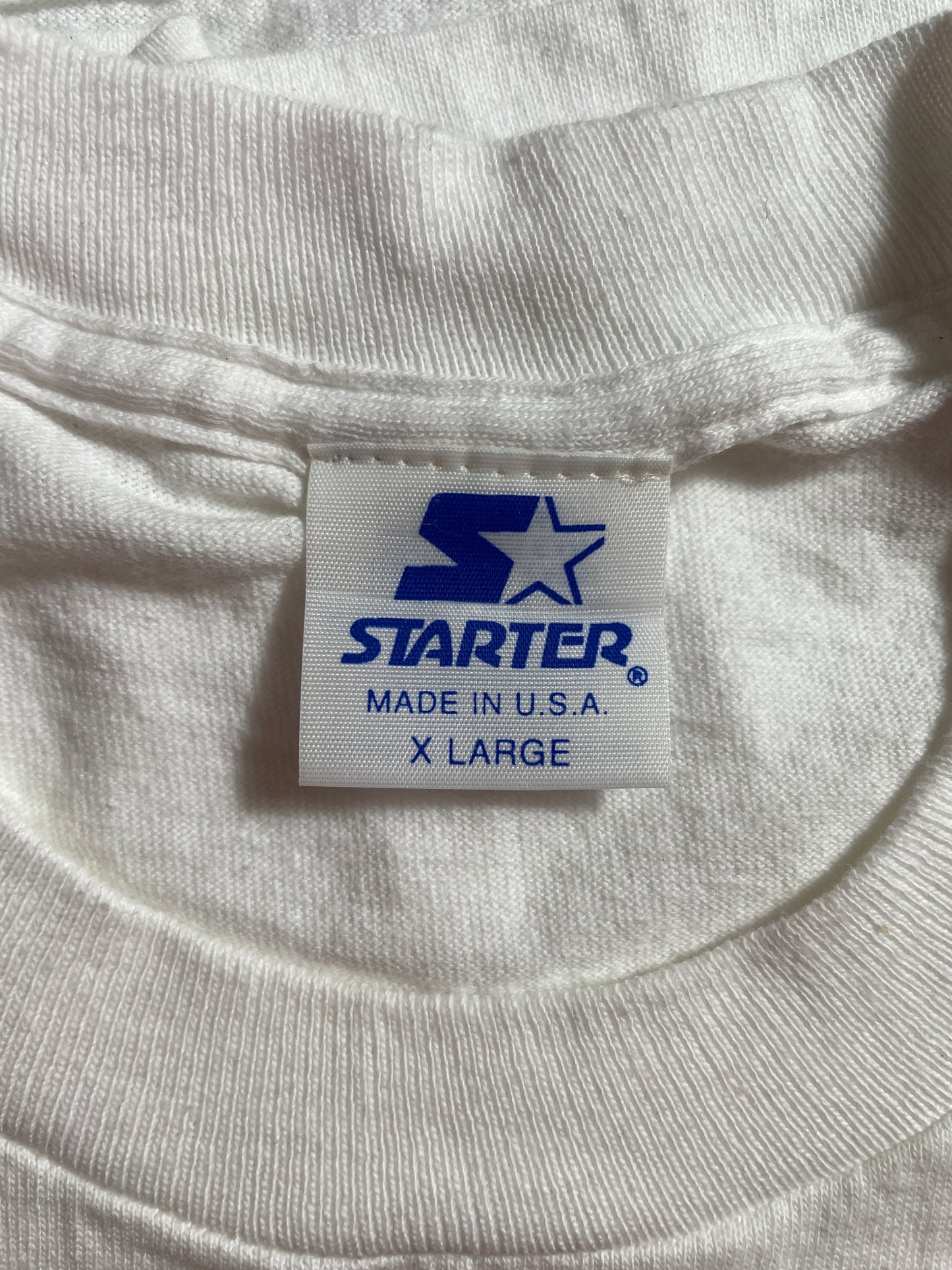 .19934 STARTER x NEW YORK RANGERS STANLEY CUP Made in USA Size XL Vintage NHL T-Shirt / E2880T