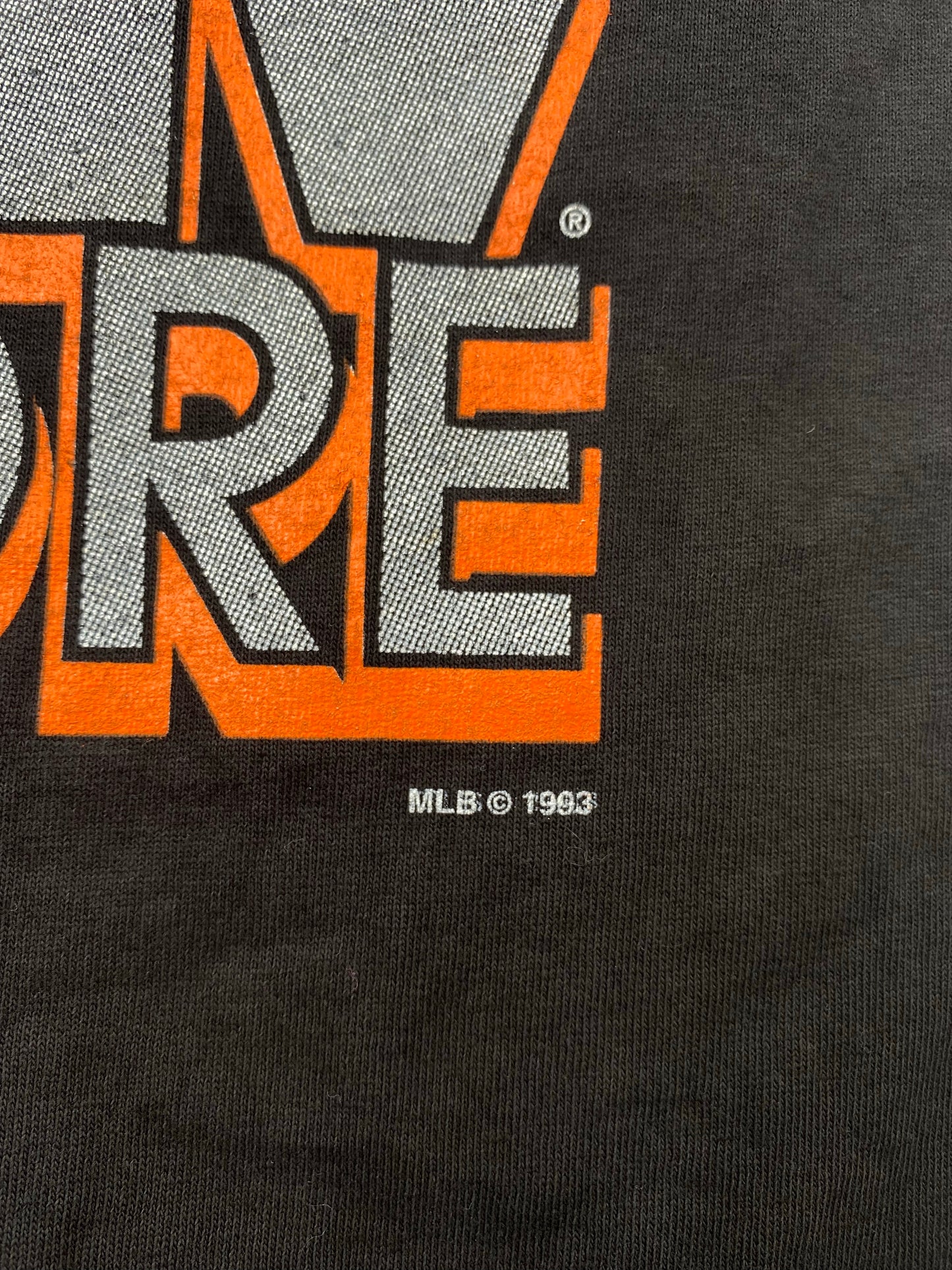 1993' BALTIMORE ORIOLES Made in USA Size L Vintage MLB T-shirt / K4918