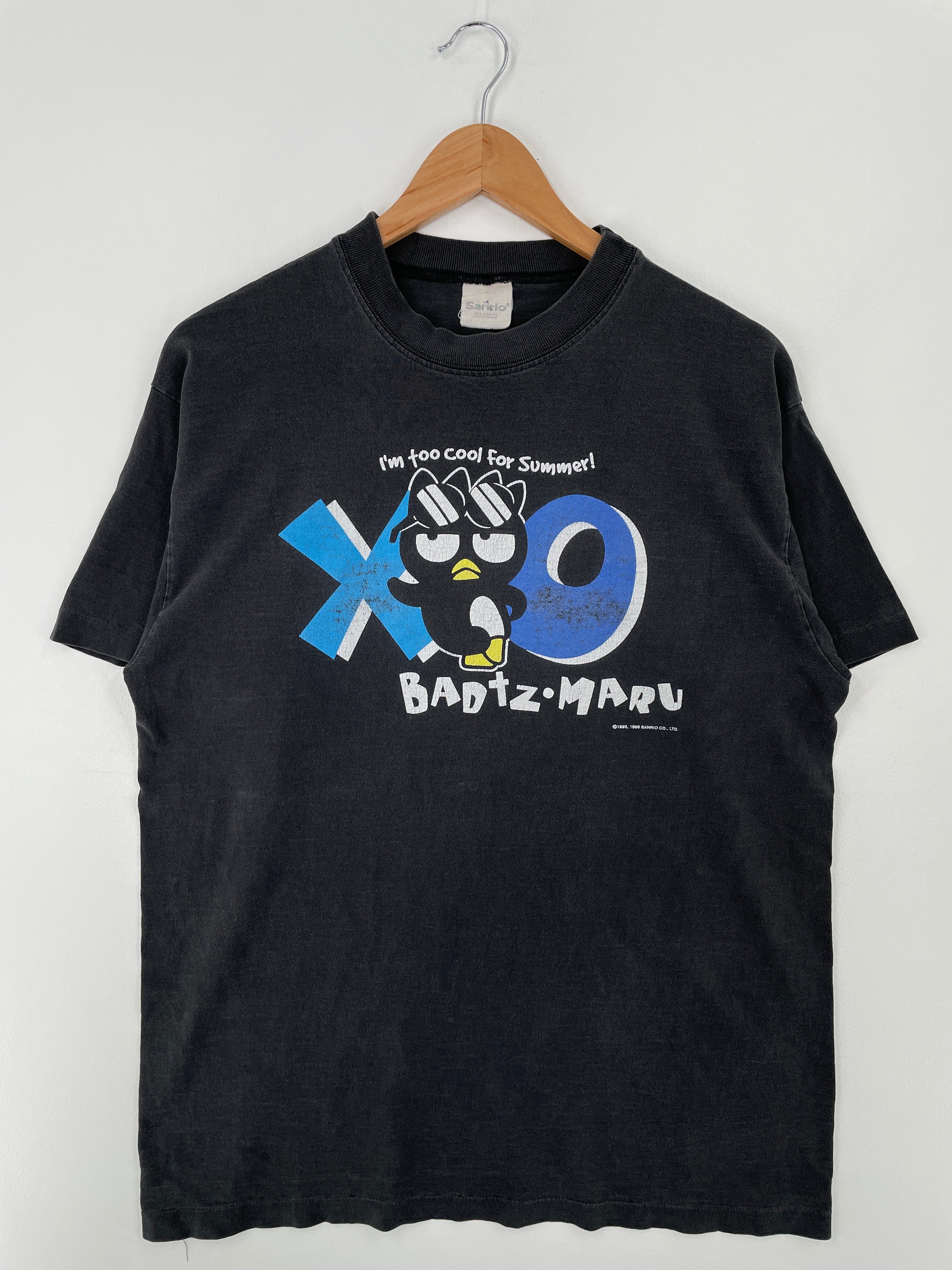 1998 SANRIO BADTZ MARU Size Approx.L Vintage T-shirt / A8995 