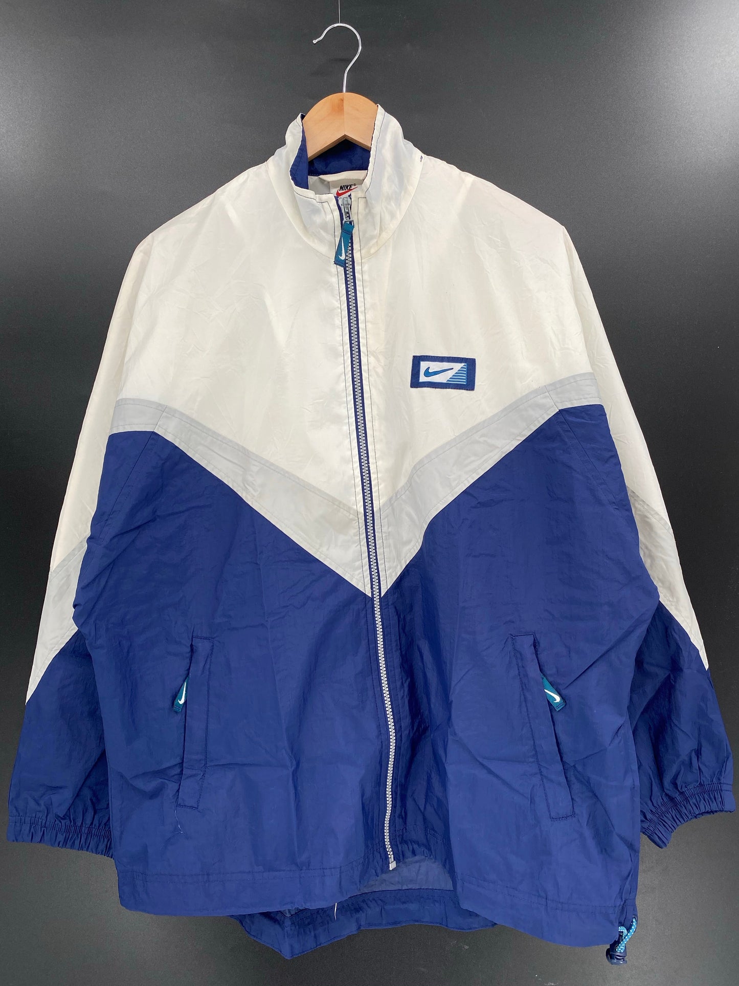 90’s NIKE Size Ladies.M Vintage Nylon-Jacket / A5572