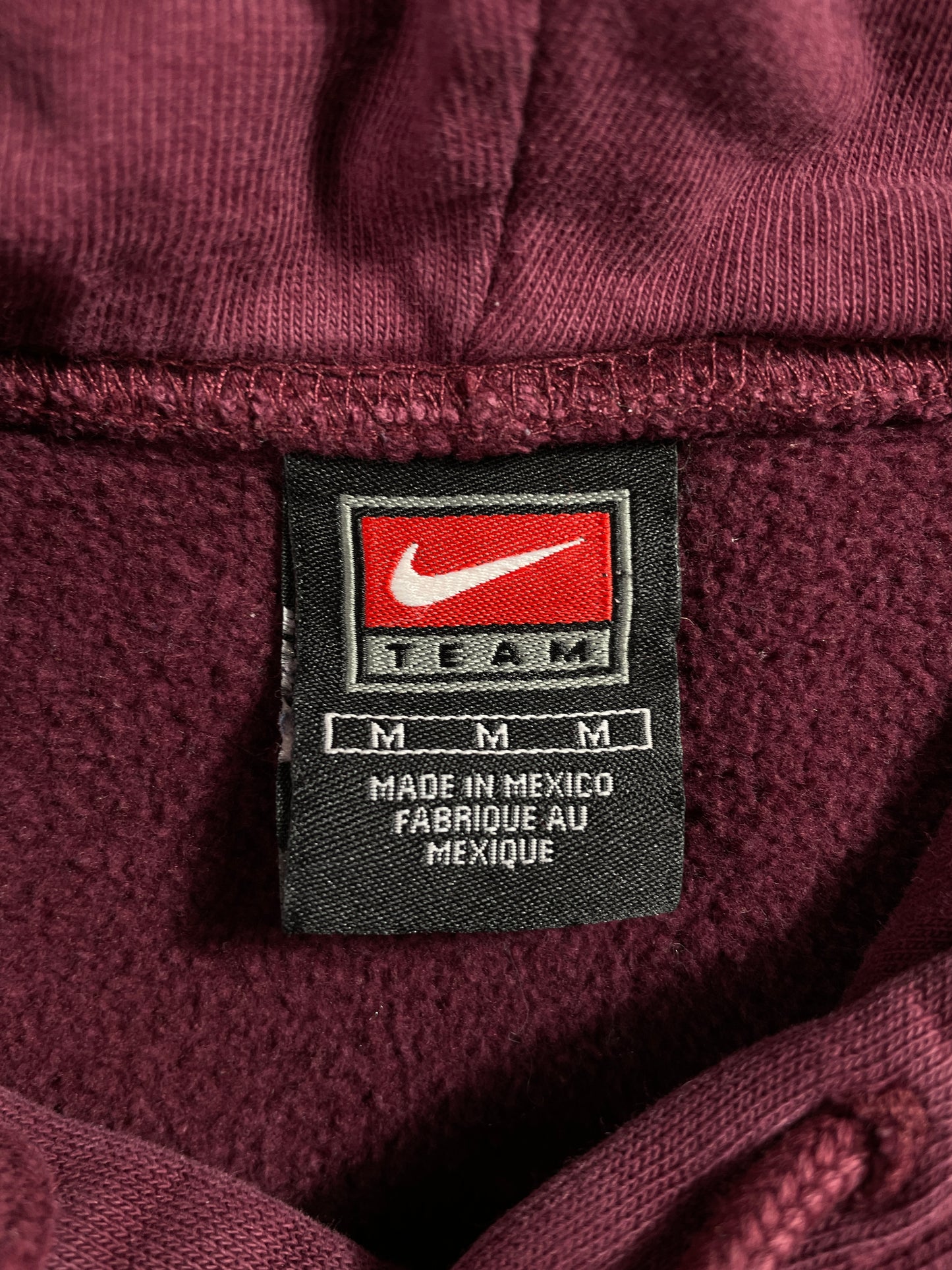 00' NIKE x TEXAS A&M Size M Vintage College Hoodie Sweat-shirt / E5786S