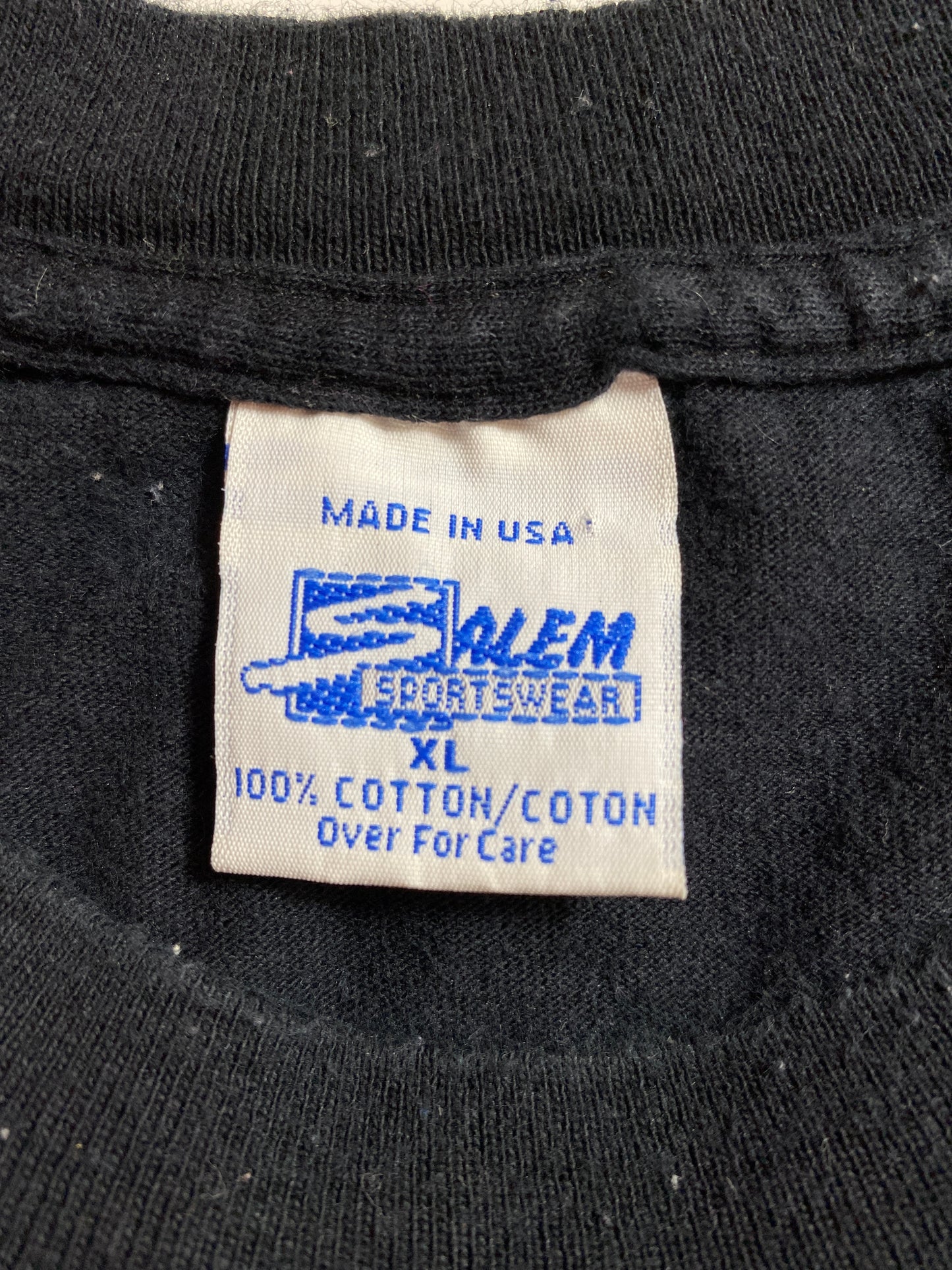 1992 BOSTON CELTICS x LOSANGELES LAKERS Made in USA Size XL Vintage NBA T-shirt /  9538