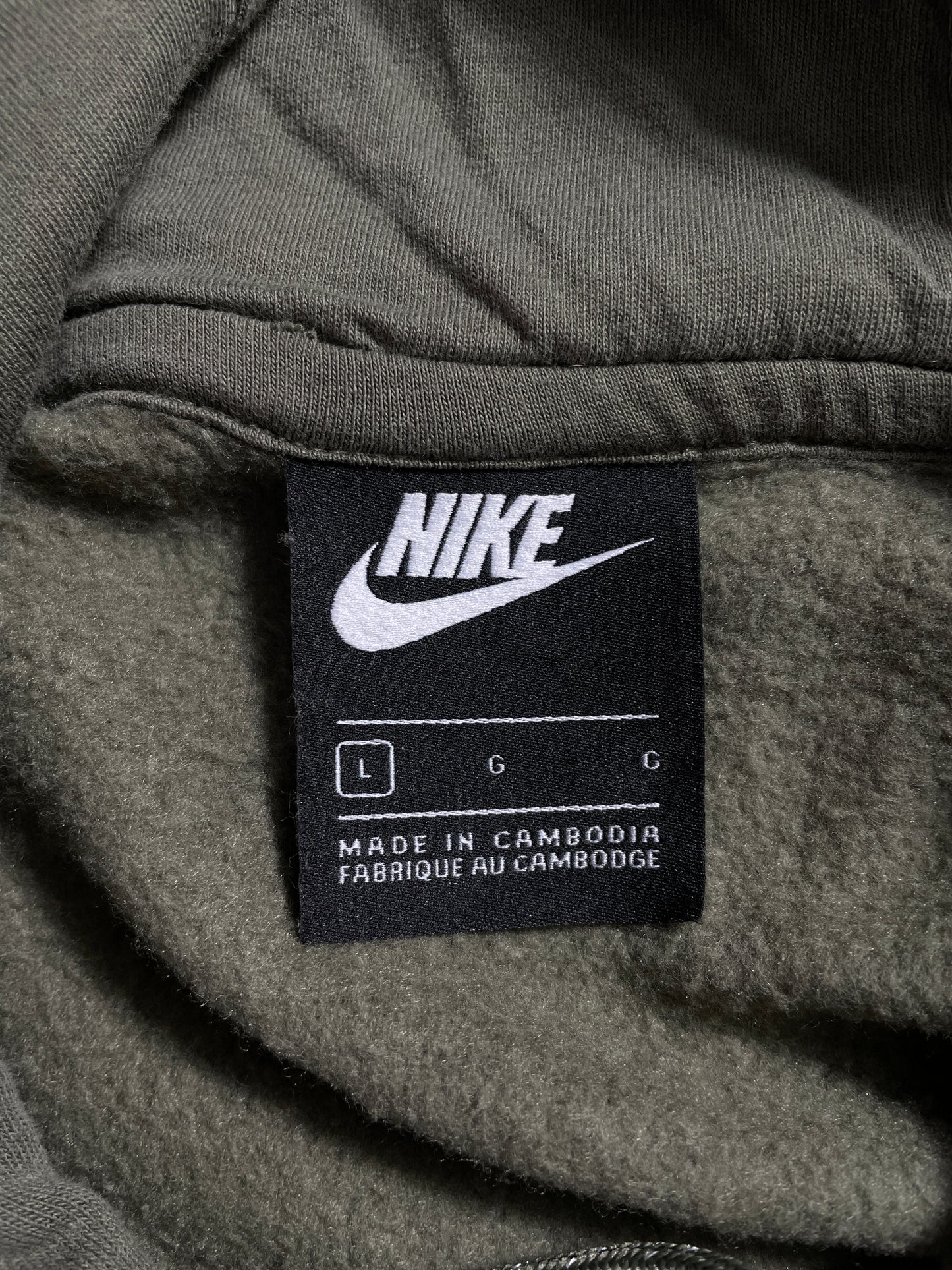 00' NIKE Size L Vintage Hoodie Sweat-Shirt / A4458