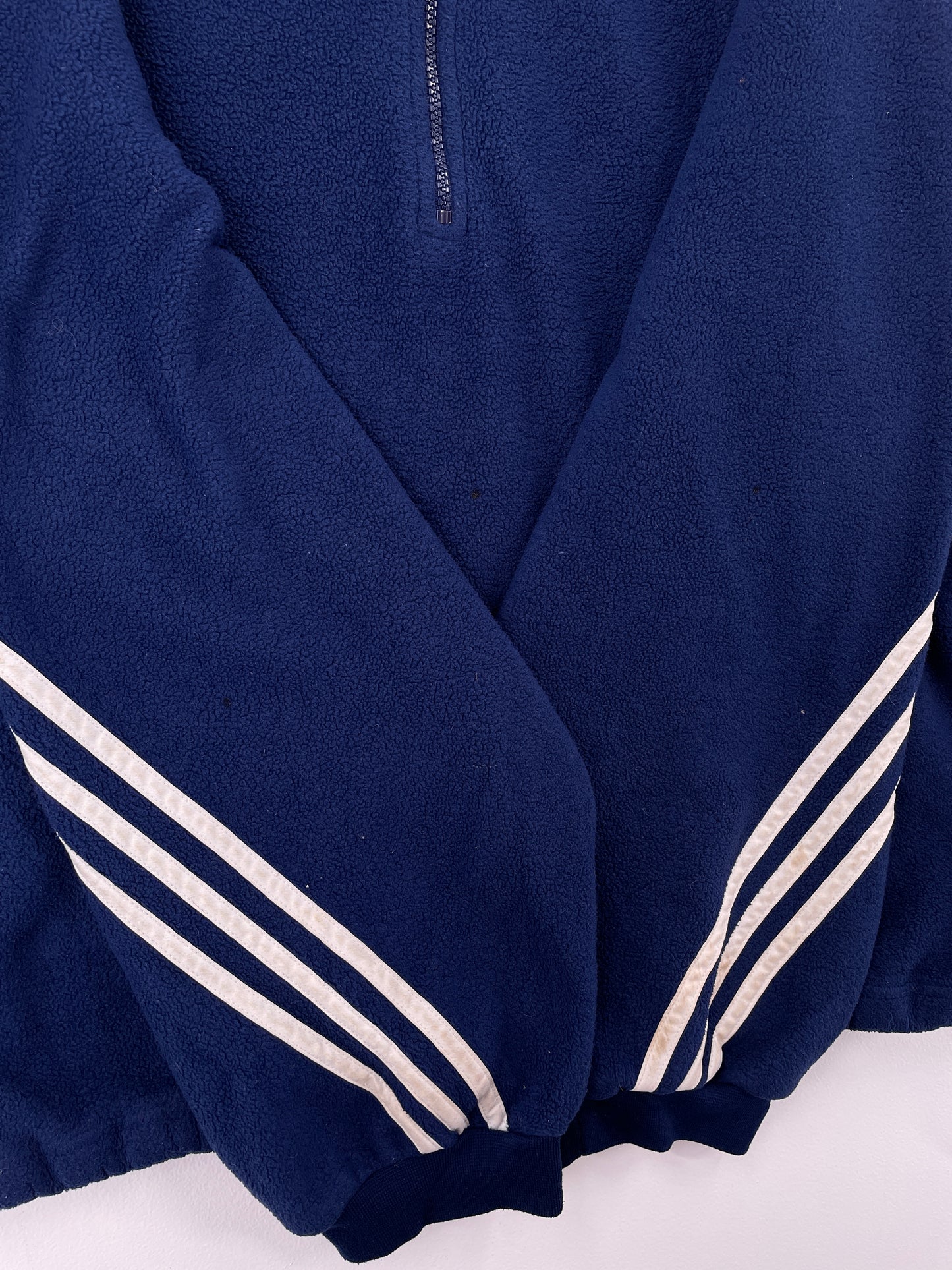90’s ADIDAS Size XXL Half Zip-up Fleece / A9239