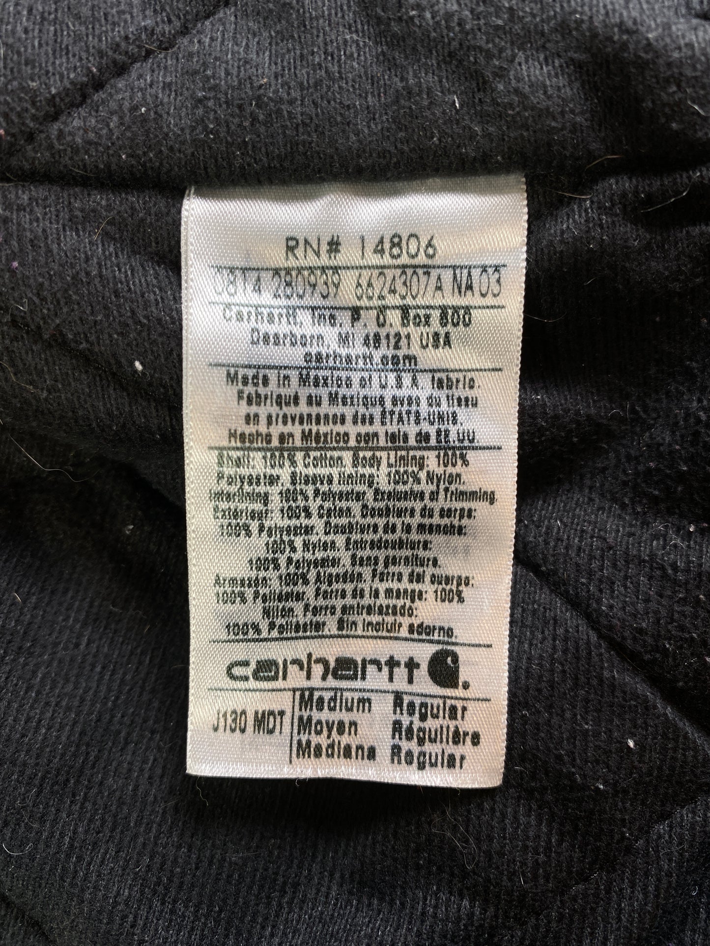 Vintage CARHARRT Size M Duck Jacket / A8304