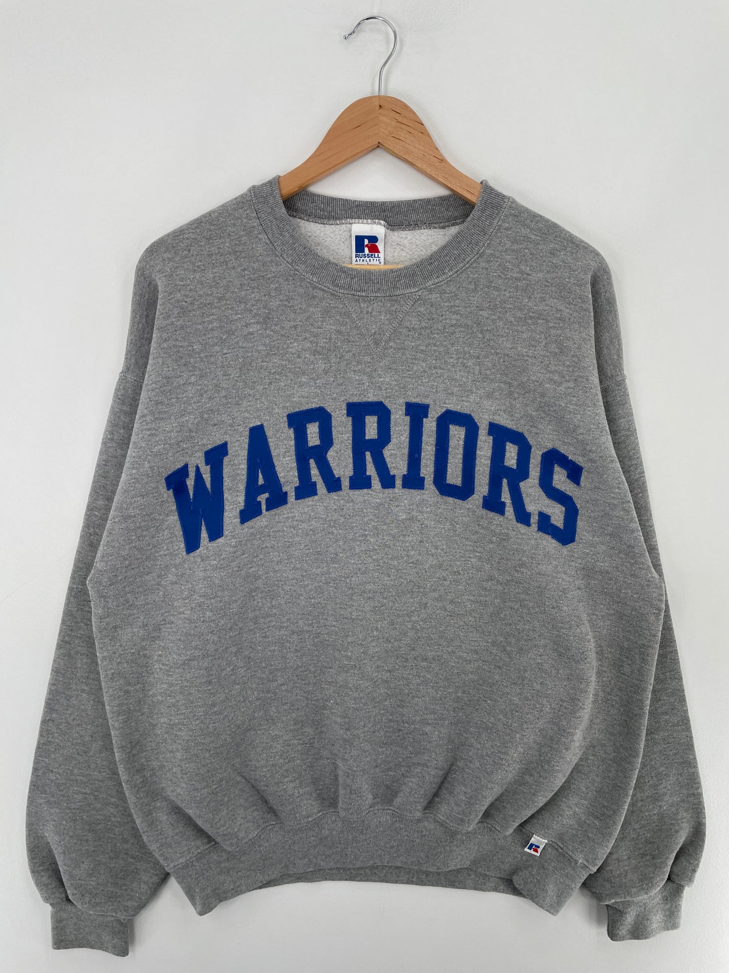 90’s RUSSELL x WARRIORS Size L Vintage NBA Sweat-Shirt / E4810S
