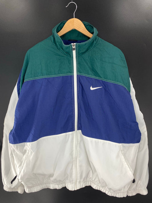 90’s NIKE Size XL Vintage Zip-up Nylon Jacket / A7987