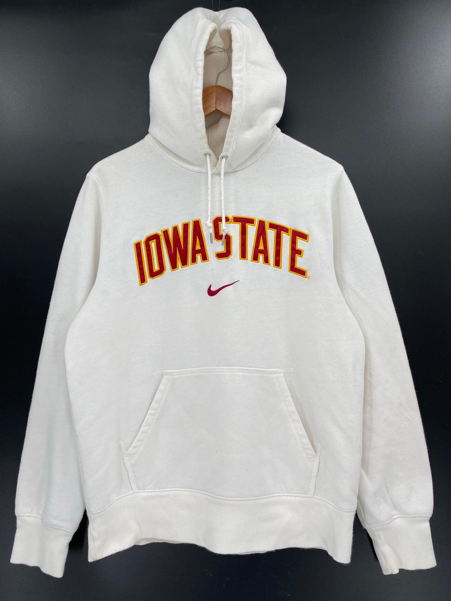 00' NIKE IOWA STATE Size L Vintage Hoodie Sweat-Shirt / K4653