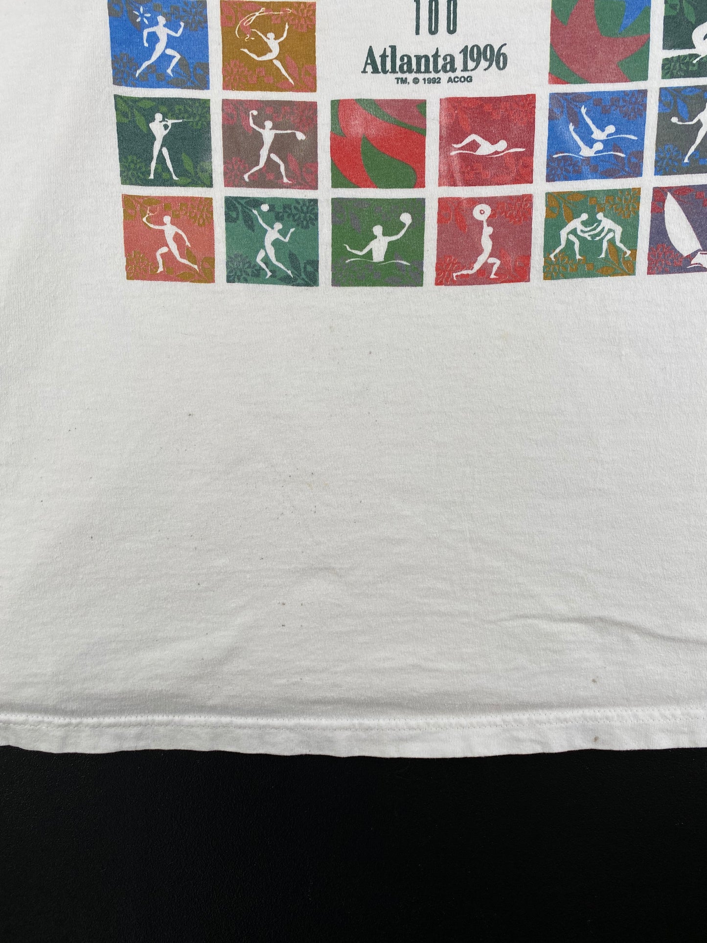 1996 ATLANTA OLYMPIC Size XXL Vintage T-Shirt / A2217