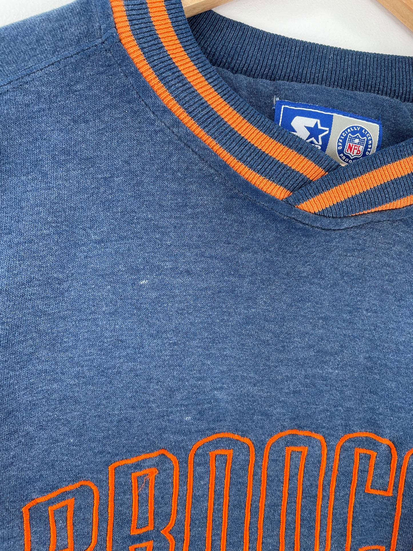 90’s STARTER x DENVER BRONCOS Size No Tag (Approx.XL) NFL Sweat-shirt / A1549