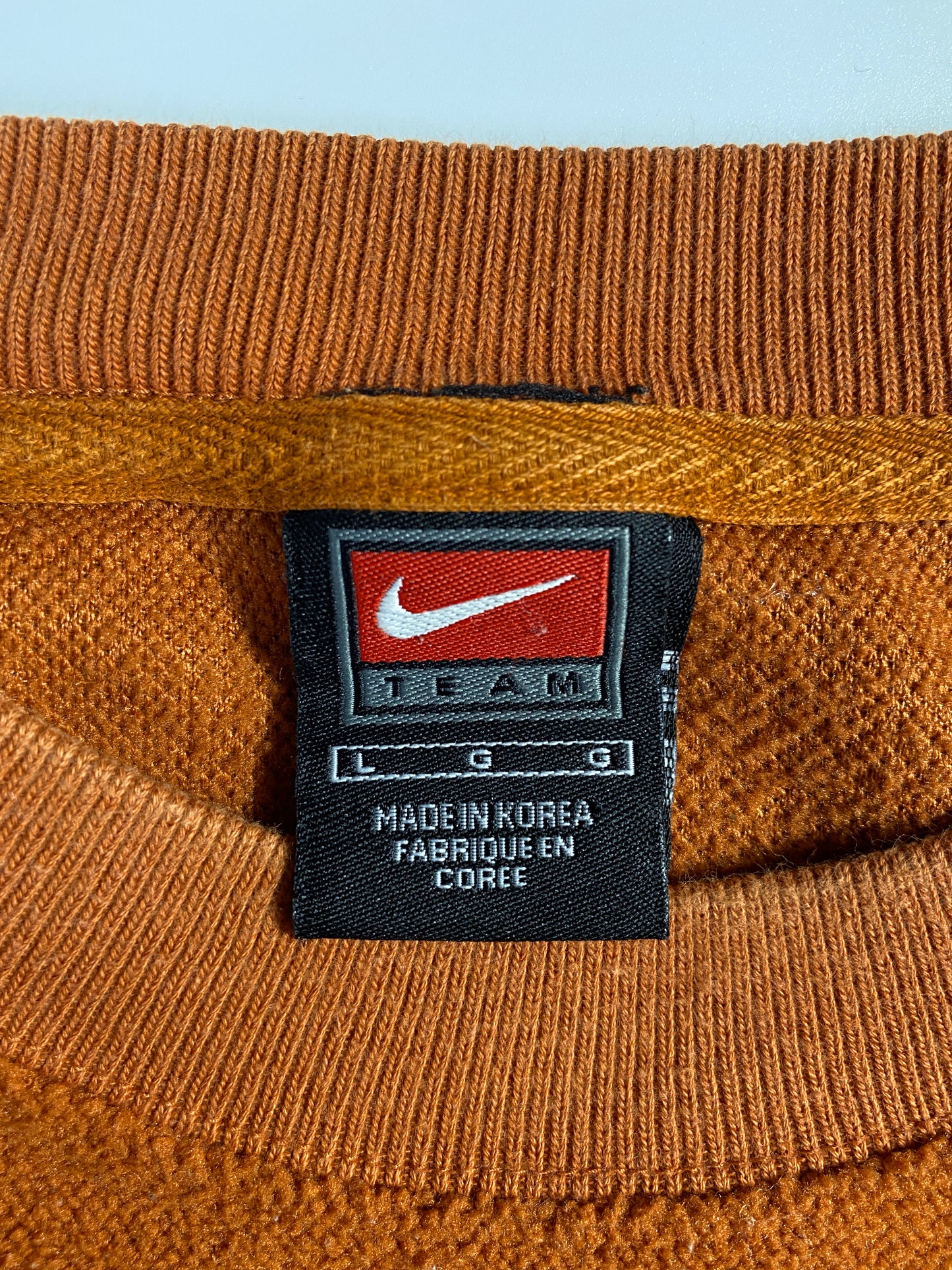 00' NIKE x TEXAS LONGHORNS Size L Vintage College Sweat-Shirt / A8235