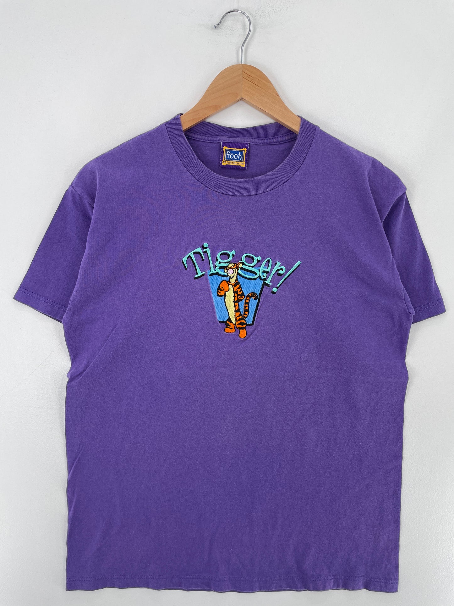 00' DISNEY WINNIE THE POOH Size Approx.M Vintage T-Shirt / E3068T