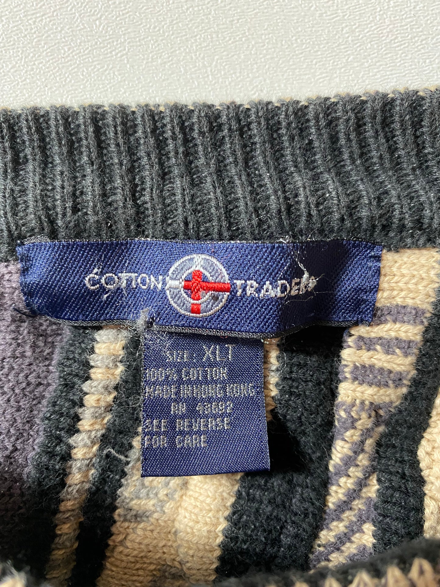 Vintage 3D COOGI- Style Size XL Knit Sweater / K8443