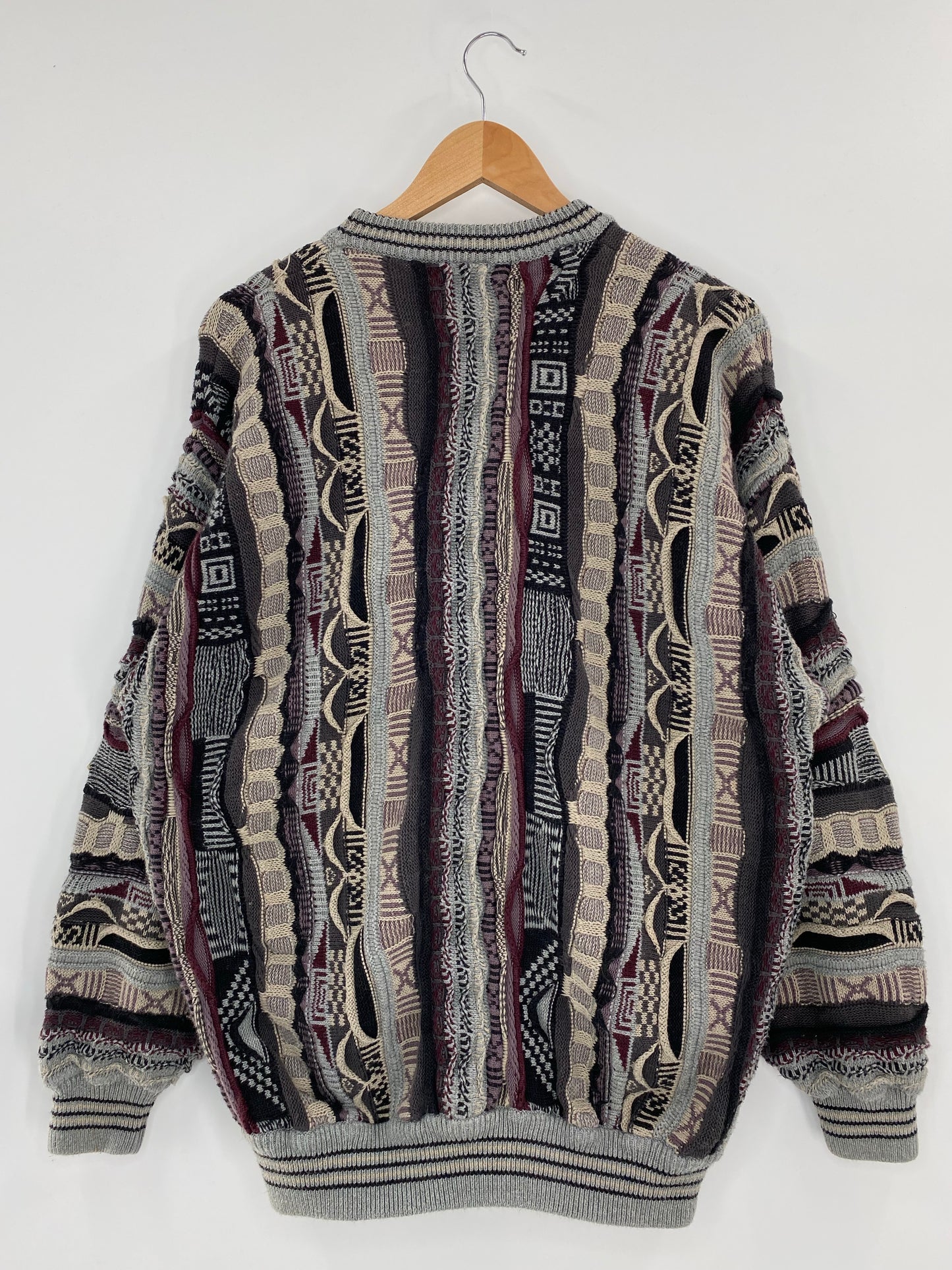 Vintage 3D COOGI- Style Size XL Knit Sweater / K4209