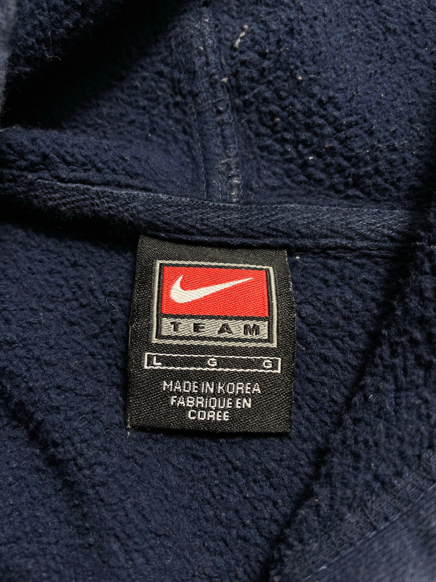 00' NIKE PENN STATE Size L Vintage Hoodie College Sweat-shirt / K8870
