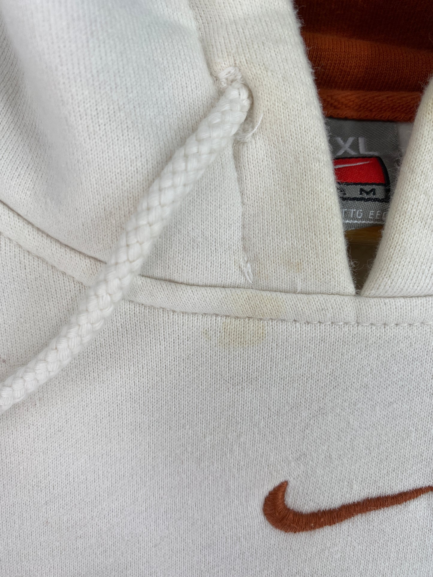 00' NIKE x UNIVERSITY OF TEXAS Size XXL Vintage College Hoodie Sweat-shirt / E4892S