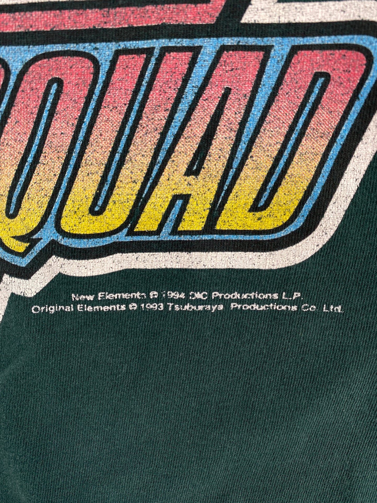 1993 SAMURAI SYBER SQUAD Size No tag(Approx.Boys XL) Vintage T-Shirts / A5760