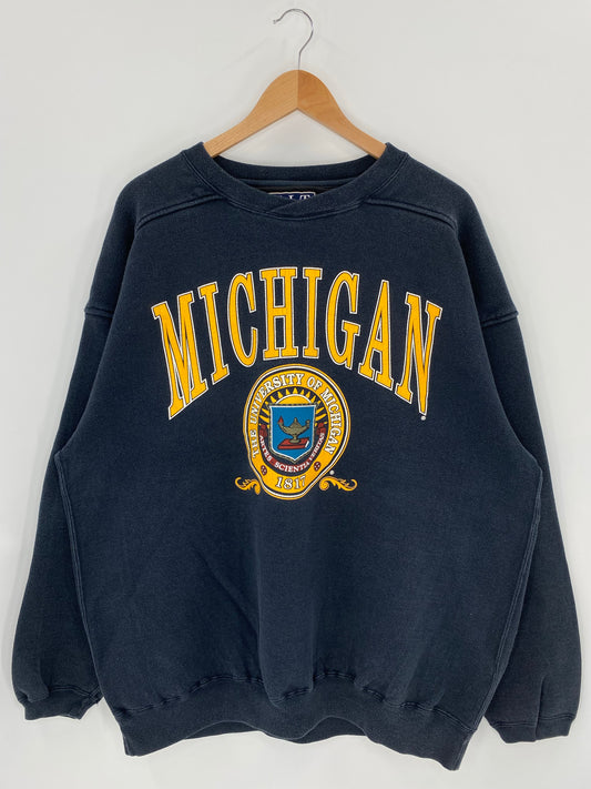 90’s UNIVERSITY OF MICHIGAN Size XL Sweat-Shirt / K6163