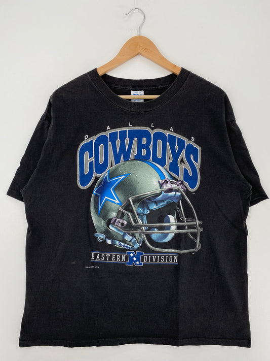 1993 SALEM x DALLAS COWBOYS Made in USA Size XL Vintage NFL T-Shirt / A4664