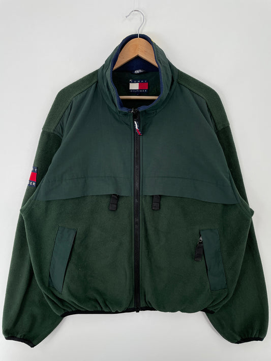 90’s TOMMY Size L Zip-up Fleece / A9240