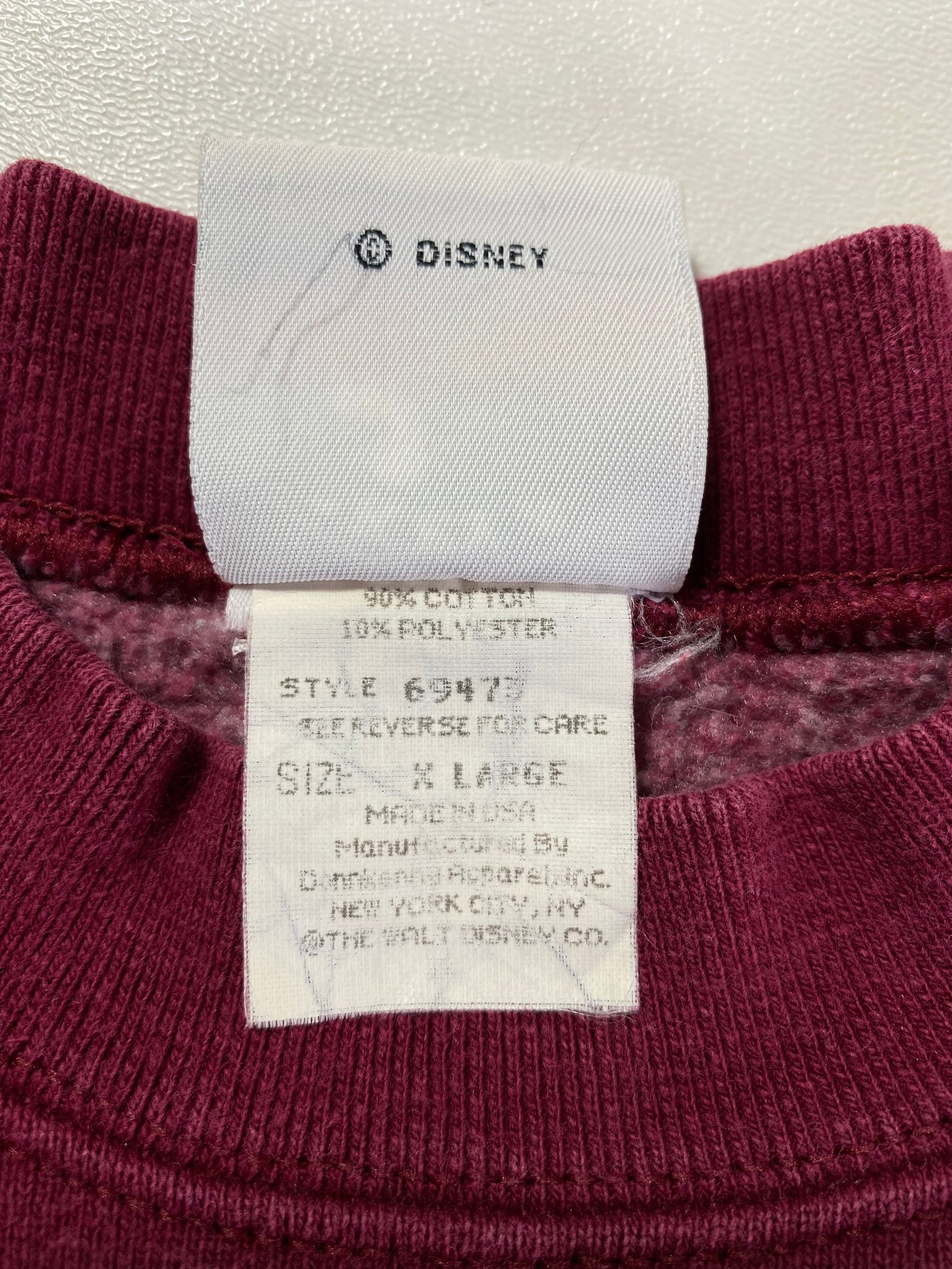 90’s DISNEY MICKEY Made in USA Size XL Vintage Sweat-Shirt / A729