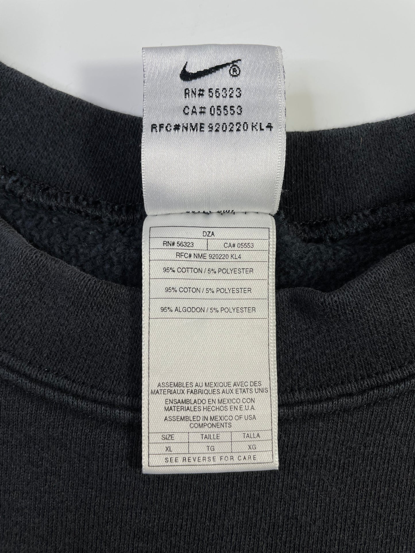 90’s NIKE MINI SWOOSH Size XL Vintage Sweat-shirt / E1446S