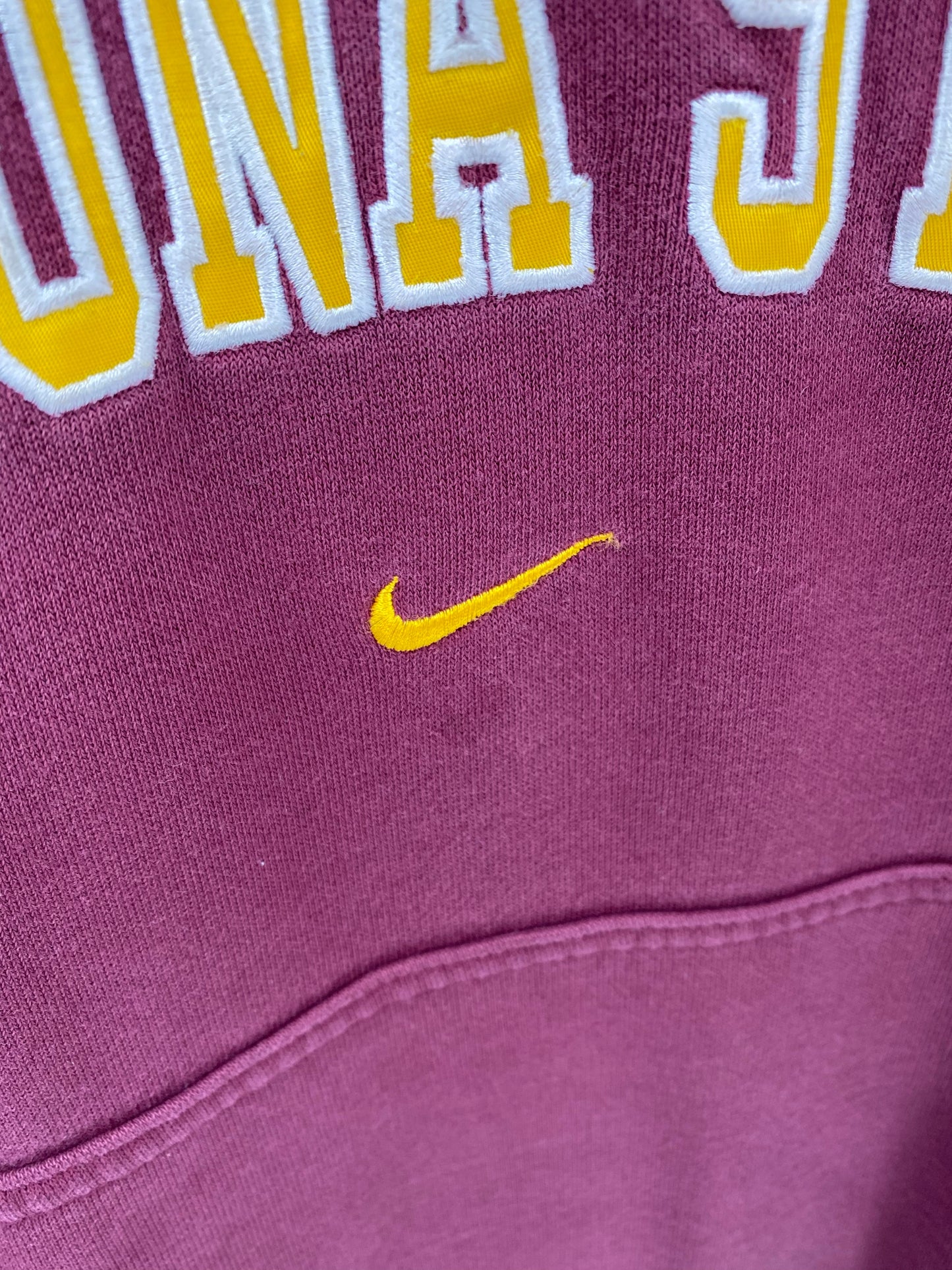 00' NIKE ARIZONA STATE Size L Vintage Hoodie Sweat-Shirt / K4645