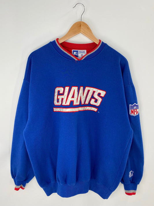 90’s STARTER x NEW YORK GIANTS Size XL Vintage NFL Sweat-Shirt / A9781