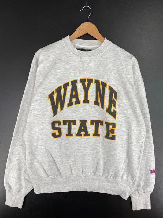 00' WAYNE STATE Size M Vintage College Sweat-Shirt / A4017